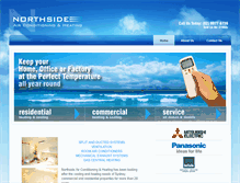 Tablet Screenshot of northair.com.au